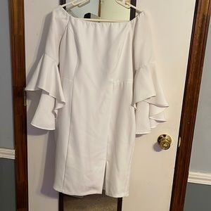 Off Shoulder White Dress